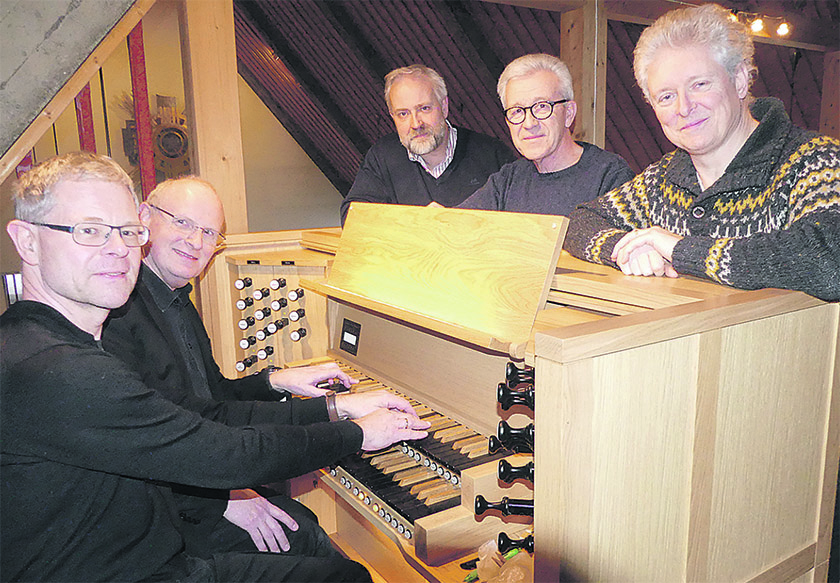 Organist Richard Copeland in Gjoevik in Norway